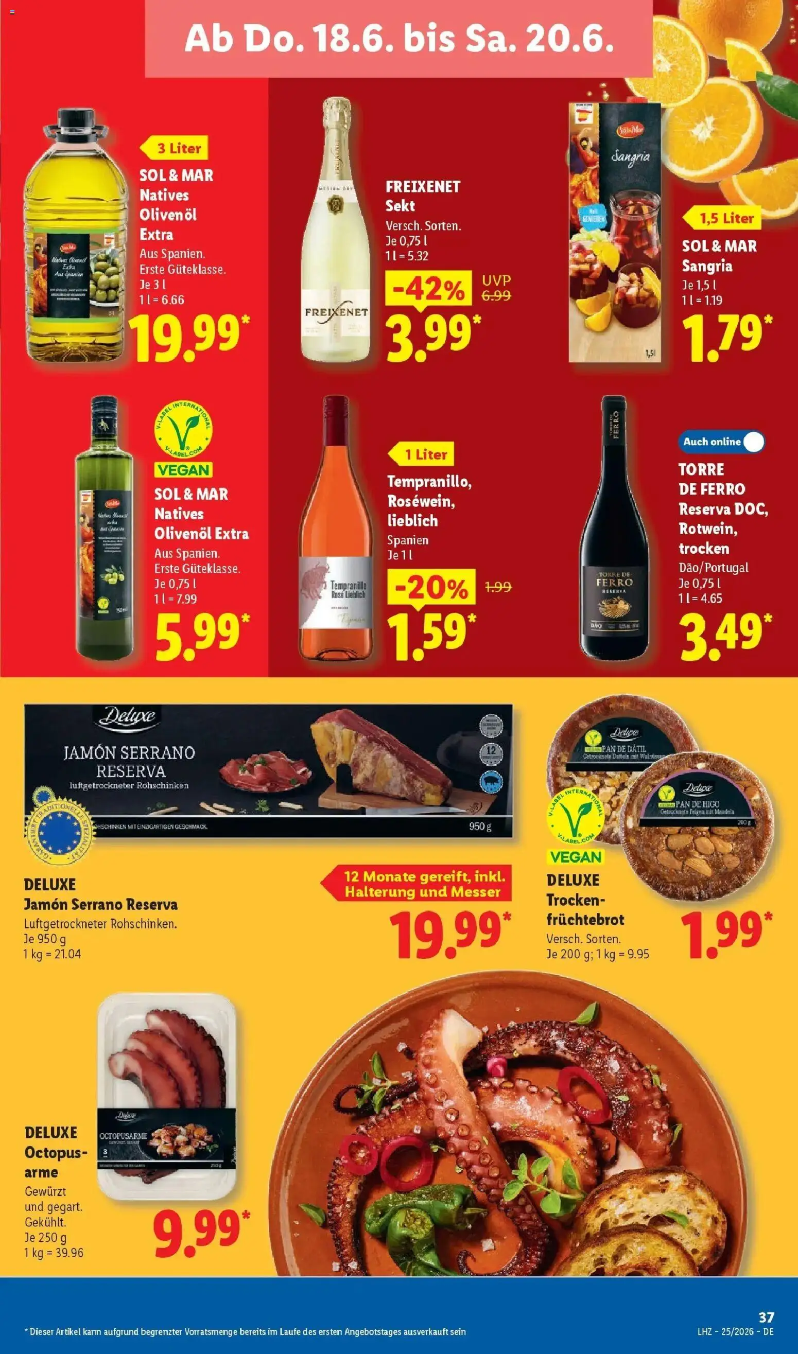 Lidl Prospekt Mahlow – gültig ab 15.06.2026 | Seite: 57 | Produkte: Freixenet, Sekt, Olivenol, Mandeln