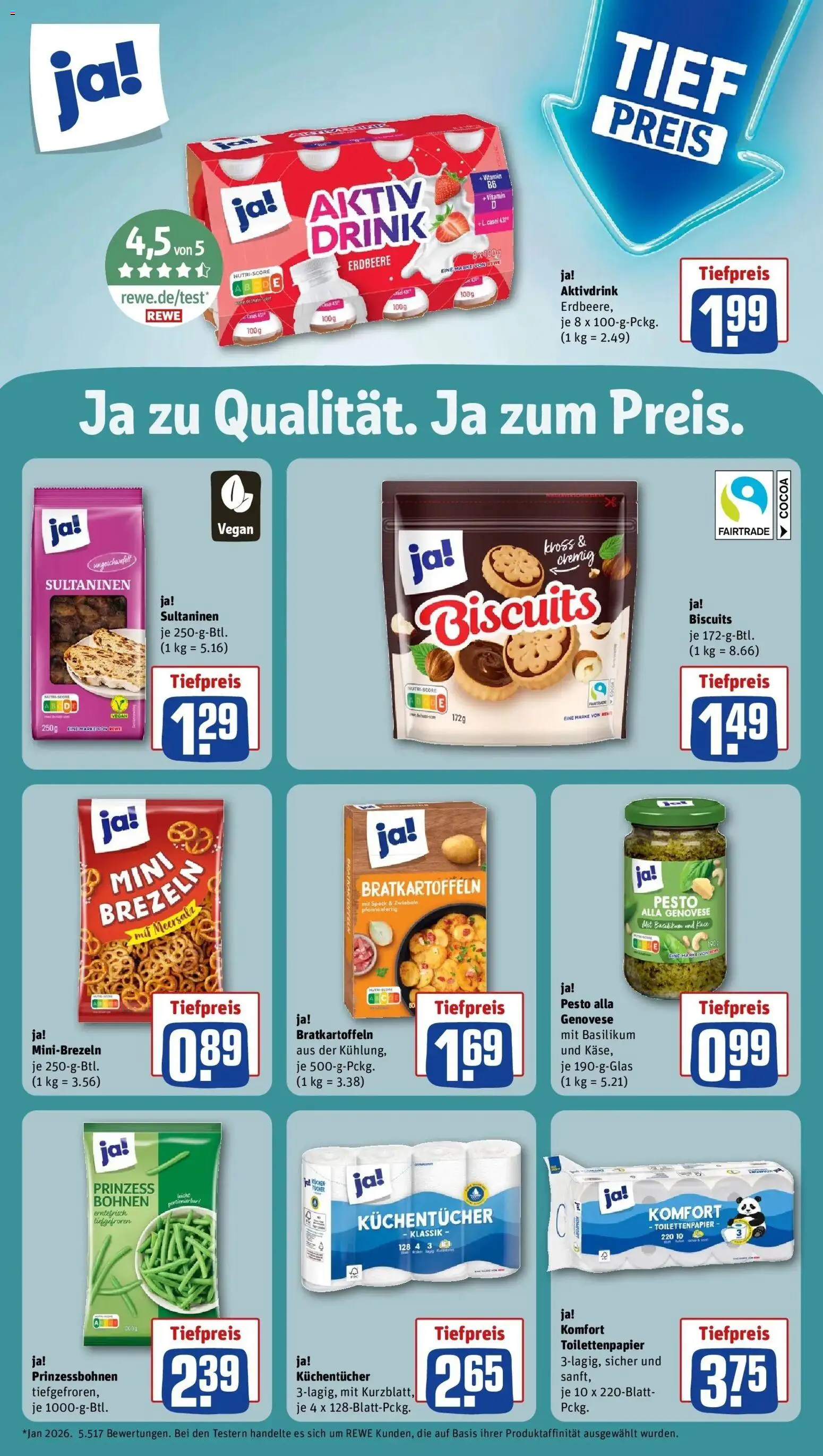 REWE Prospekt ab 12.10.2026 zum Blättern » Angebote | Seite: 9 | Produkte: Met, Zwiebeln, Toilettenpapier