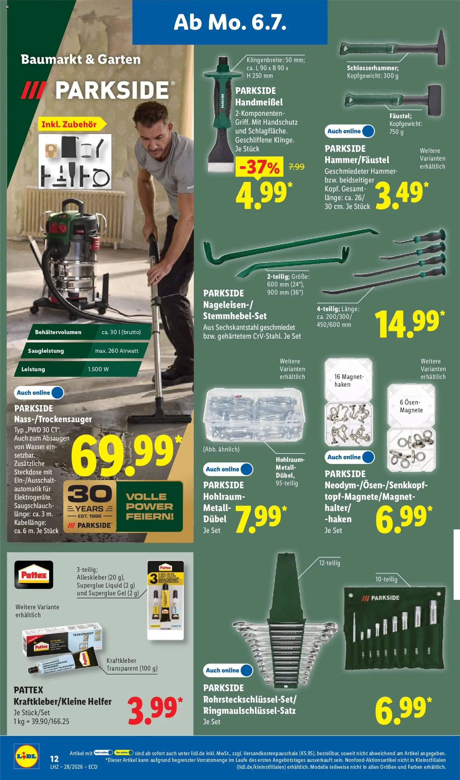 Lidl Německo leták od 06.07.2026 | Strana: 26 | Produkty: Parkside