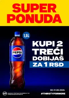 Univerexport katalog Osveži se uz Pepsi - pregled Univerexport kataloga - važi od 08.06.2026