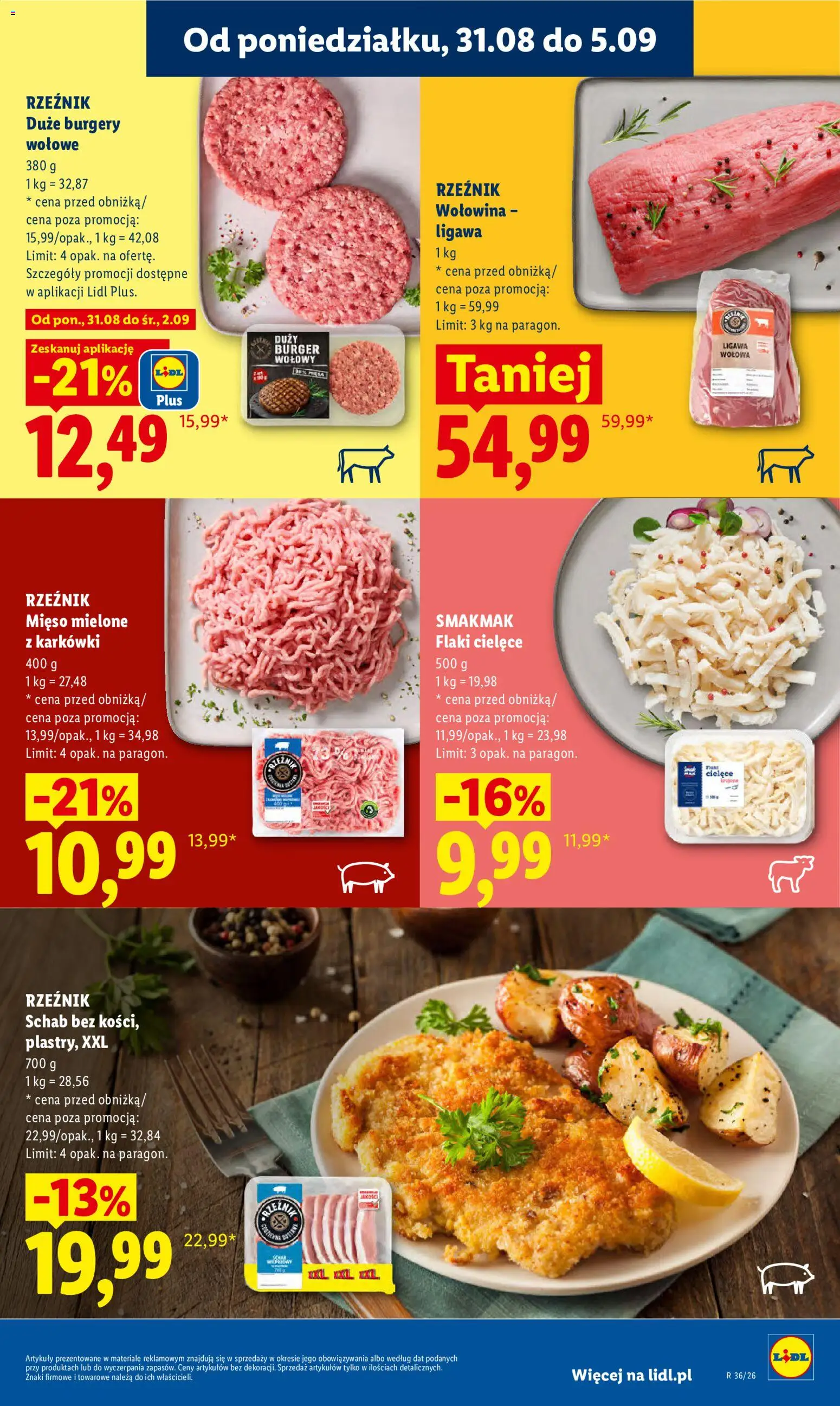 Lidl Polsko leták od 31.08.2026 | Strana: 51 | Produkty: Burger
