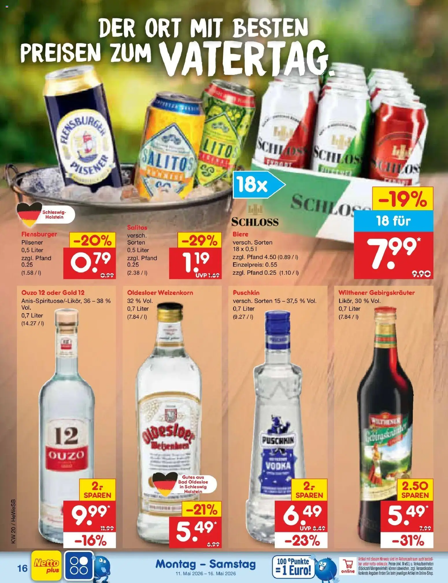 Netto Marken-Discount Prospekt Hamburg	 – gültig ab 10.05.2026 | Seite: 21 | Produkte: Ouzo 12, Ouzo, Bad, Oldesloer