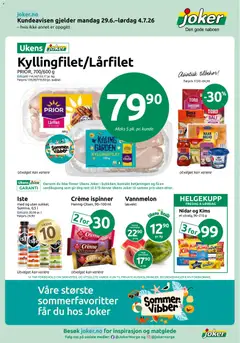 Forhåndsvisning av Joker kundeavis gyldig fra 29/06/2026