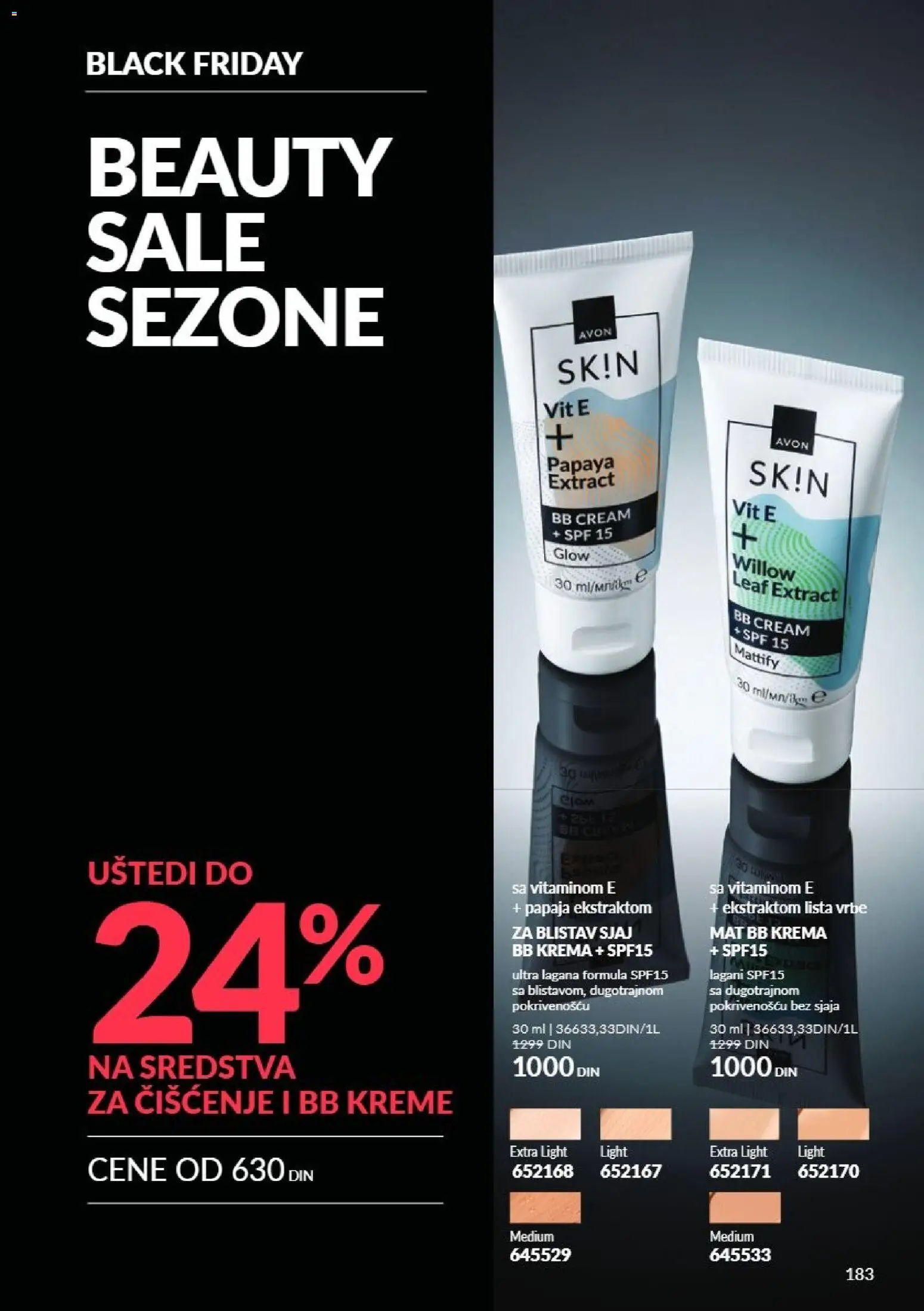 AVON katalog - važi od 01.11.2026 | Strana: 183 | Proizvode: BB krema, Krema
