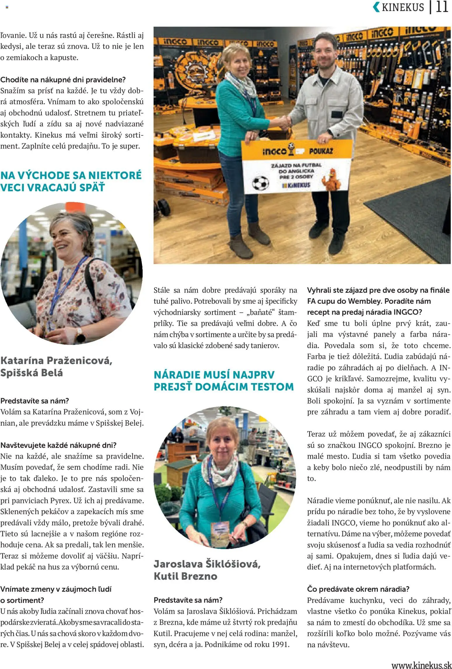 Nové Kinekus akcie – leták je platný od 10.06.2026 | Strana: 11 | Produkty: Panely, Náradie, Hus