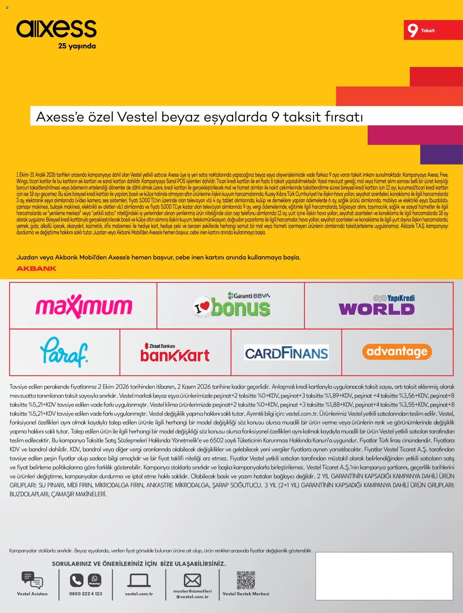 Vestel Katalog - 01 Ekim 2026 tarihinden itibaren geçerlidir | Sayfa: 23 | Ürünler: Su, Video, Ses, Bağlayıcı
