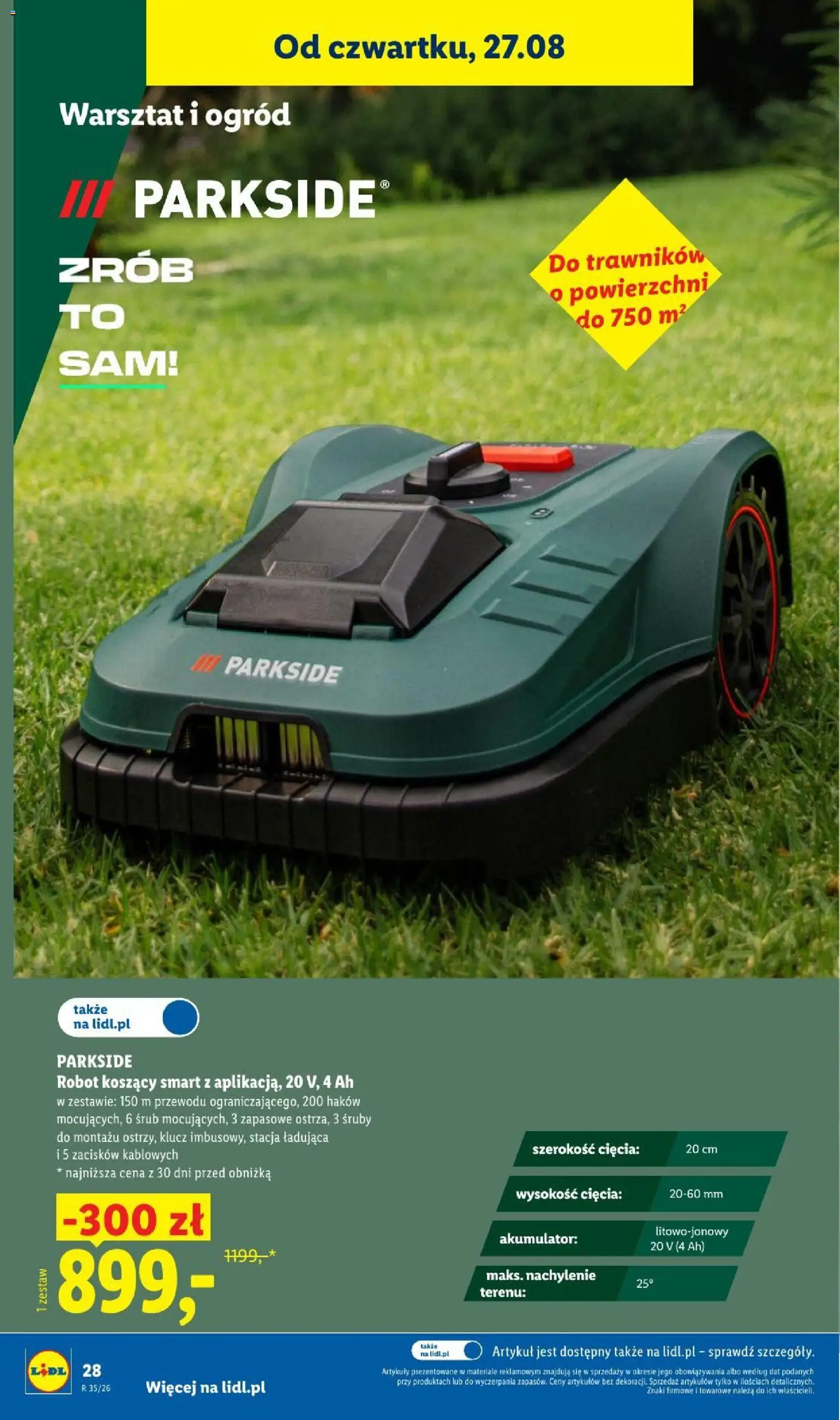 Lidl Katalog od 24.08.2026 | Strona: 34 | Produkty: Robot
