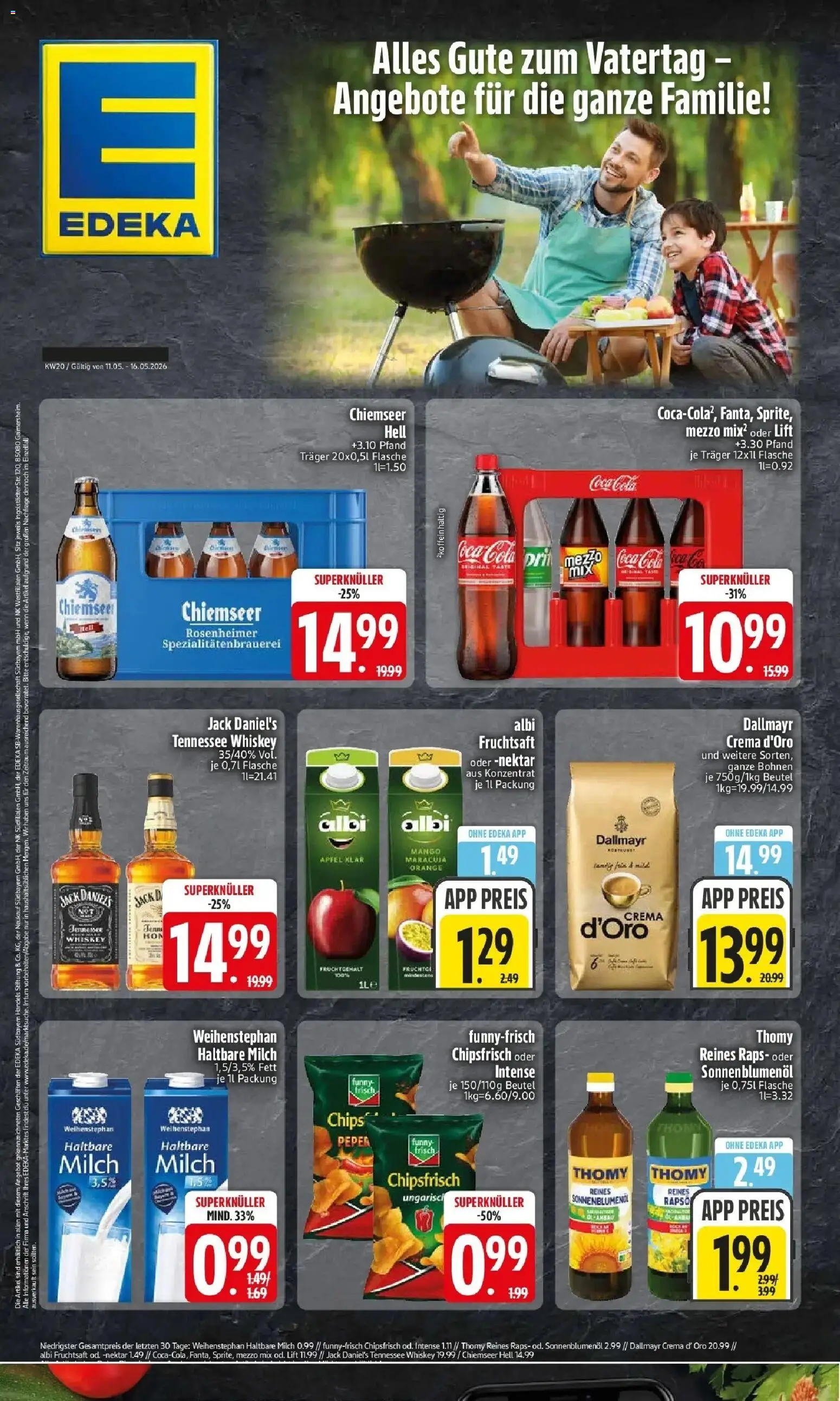 Edeka prospekt Wartenberg	 – gültig ab 10.05.2026 | Seite: 1 | Produkte: Haltbare milch, Dallmayr, Chips, Fruchtsaft