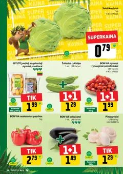 IKI leidinys galioja nuo 2026.06.22 | Puslapis: 14 | Prekių: Pievagrybiai, Pomidorai
