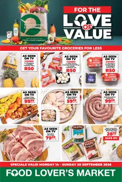 Food Lover's Market specials catalogue – valid from 14/09/2026
