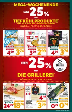 Billa Plus Flugblatt ab 16.07.2026 gültig | Seite: 3 | Produkte: Eis, Jääkaappipakastin, Butter, Pizza