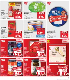 GIANA Salata od tune, razne vrste 185 g - Pregled kataloga iz trgovine Kaufland, vrijedi od 23.09.2026 | Stranica: 23