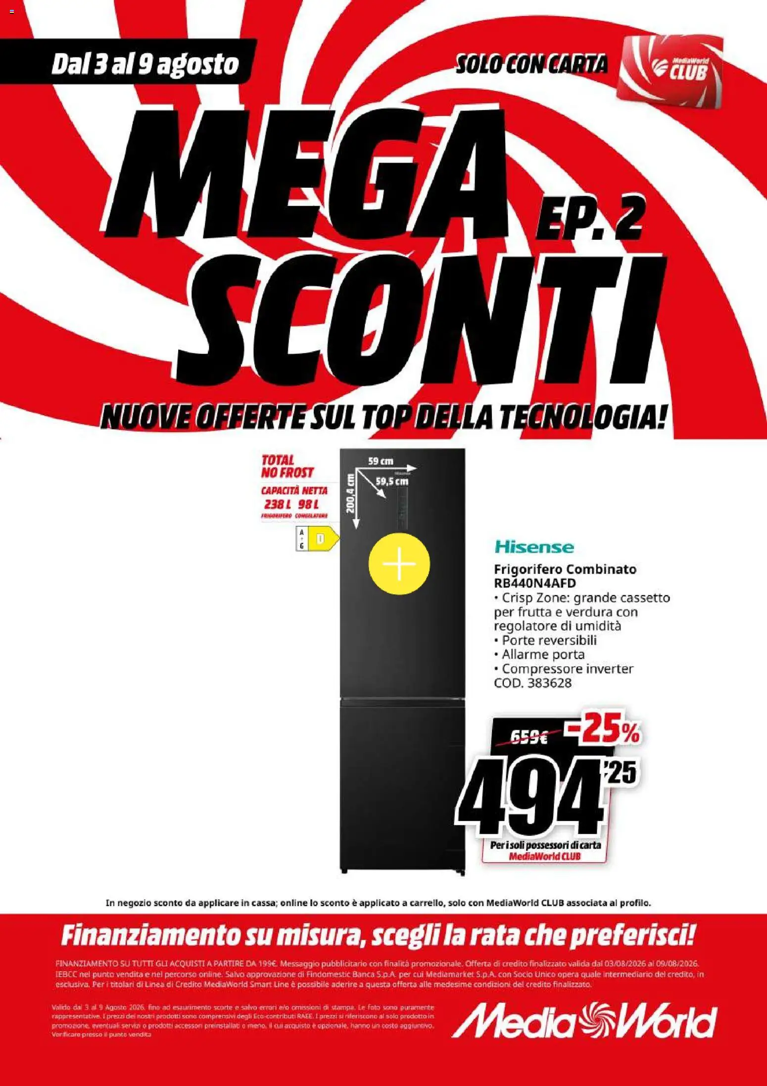 Volantino Media World del 03/08/2026 | Pagina: 55