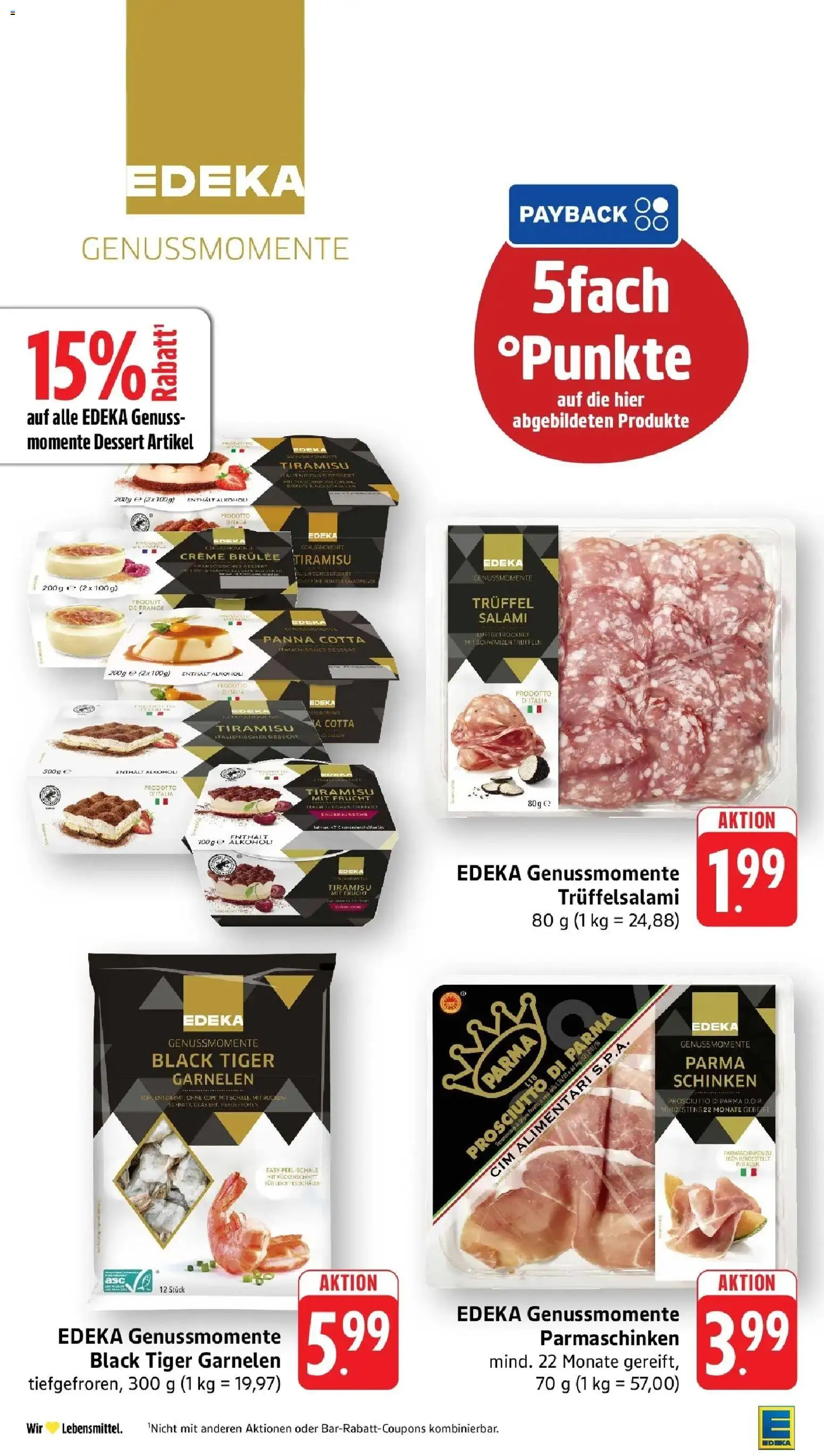 Edeka Prospekt Calw (ab 03.08.2026) » Angebote Online | Seite: 16 | Produkte: Tür, Garnelen, Alkohol, Tiger garnelen