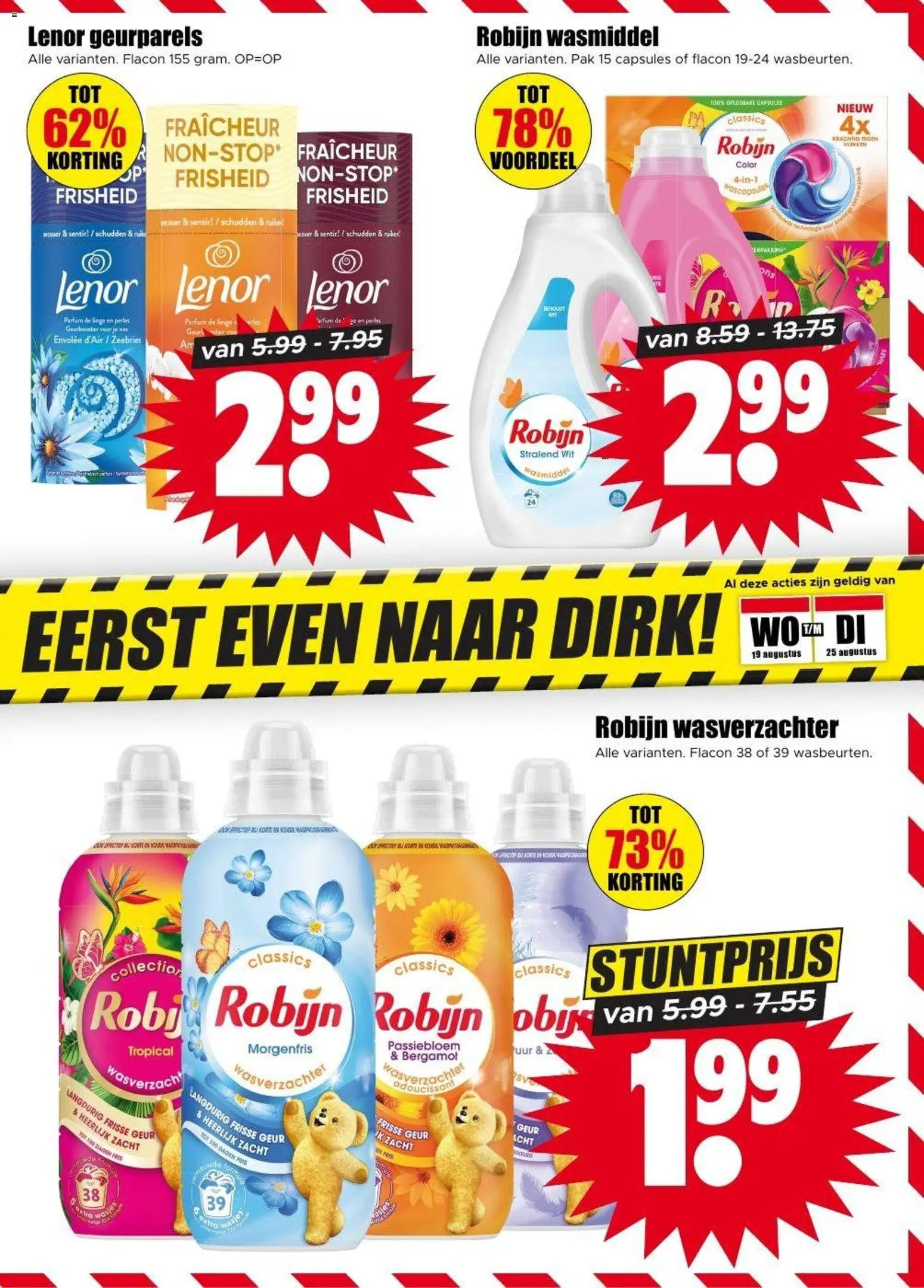 {H1} | Pagina: 21 | Producten: Wascapsules, Capsules, Wasverzachter, Robijn