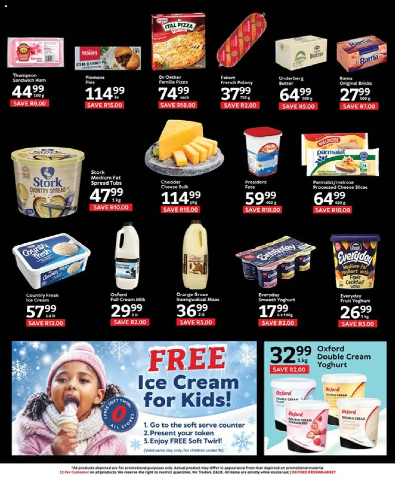 New Oxford Freshmarket catalogue – valid from 02/09/2026 | Page: 10 | Products: Butter, Cheddar, Ice cream, Fat spread