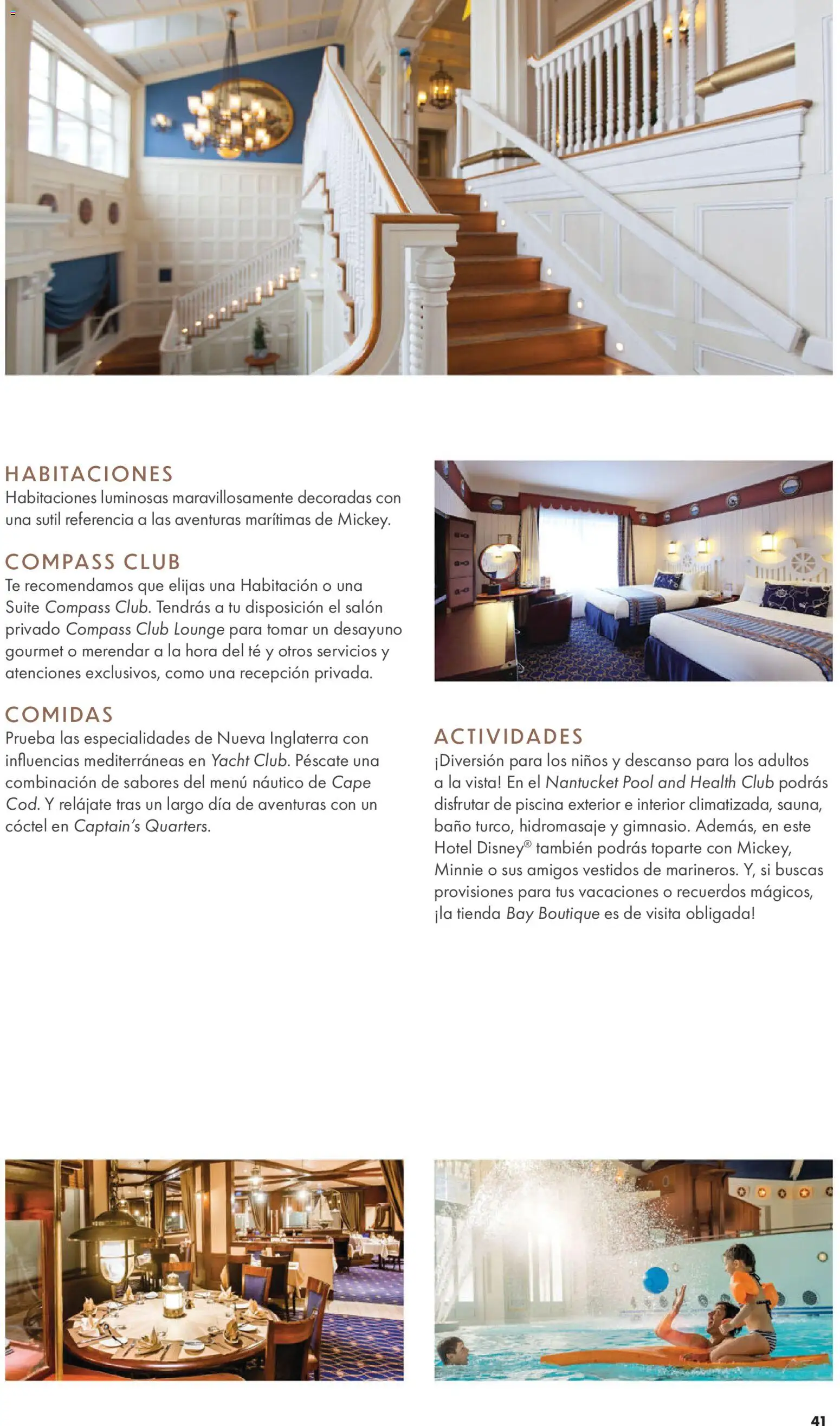 Viajes El Corte Inglés Folleto Disneyland Paris │ válido desde el 31/03/2026 | Página: 43 | Productos: Especialidades, Salón, Té, Baño