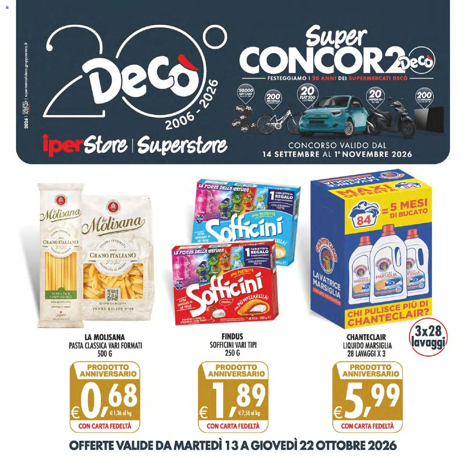 Volantino Decò del 13/10/2026 | Pagina: 1
