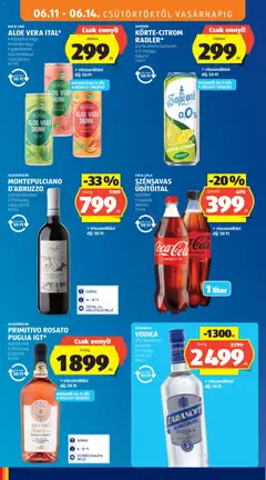 ALOE VERA ITAL*, klasszikus vagy, mangó vagy, gránátalma, 240 ml/doboz - amely érvényes a következő dátumtól: 11.06.2026 | Oldal: 16