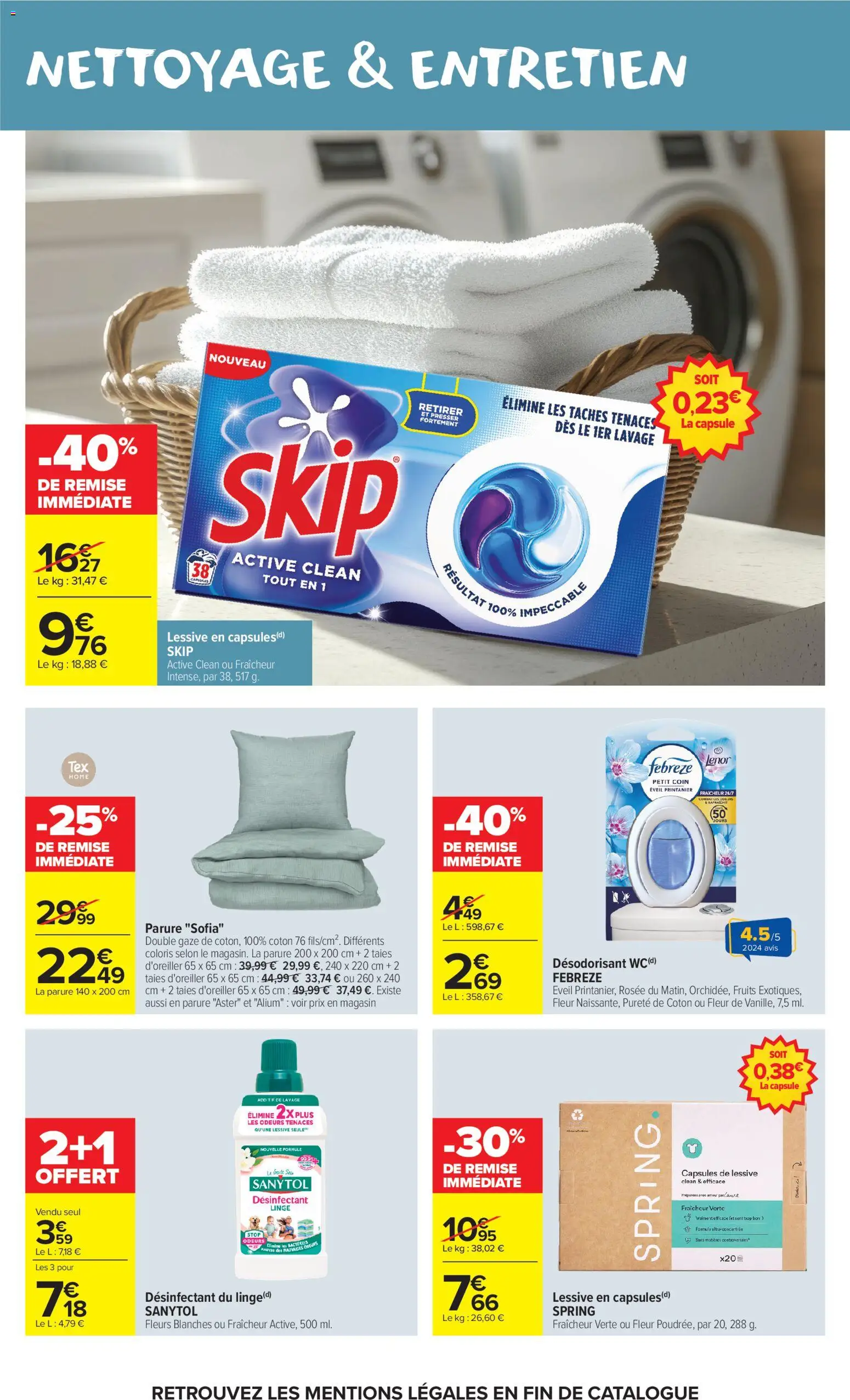 {H1} | Page: 47 | Produits: Capsules de lessive, Lenor, Fruits, Lessive