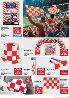 Navijački šal ili marama, od umjetnih vlakana razne vrste - Pregled kataloga iz trgovine Kaufland, vrijedi od 17.06.2026 | Stranica: 9 | Proizvodi: Šminka, Šal, Šešir