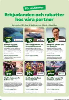 Coop Daglivs erbjudanden - Förhandsvisning av reklamblad från butik Coop Daglivs aktuell från 05/10/2026 | Sida: 10