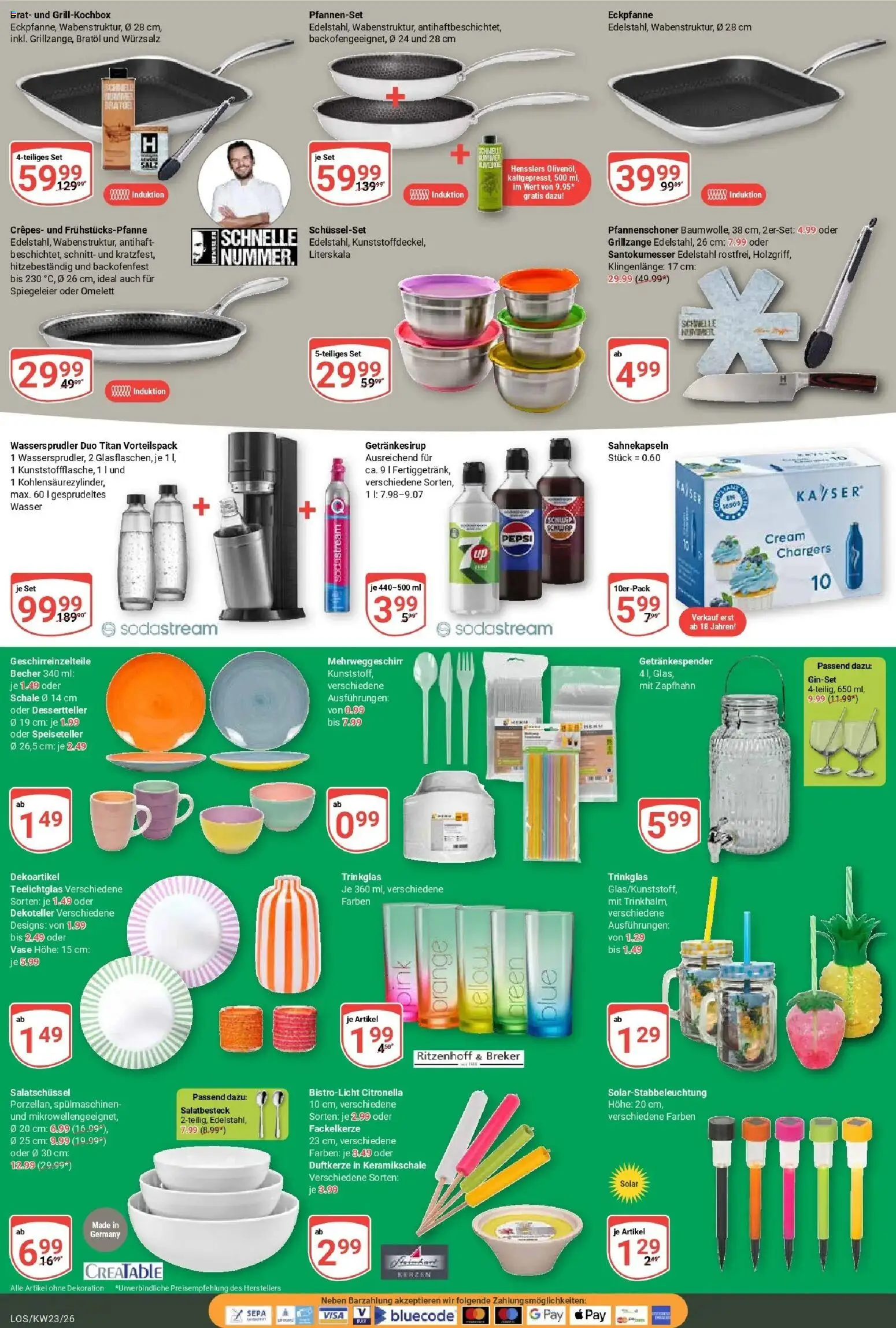 Globus Prospekt Losheim Am See – gültig ab 01.06.2026 | Seite: 19 | Produkte: Vase, Grat, Wasser, Sodastream