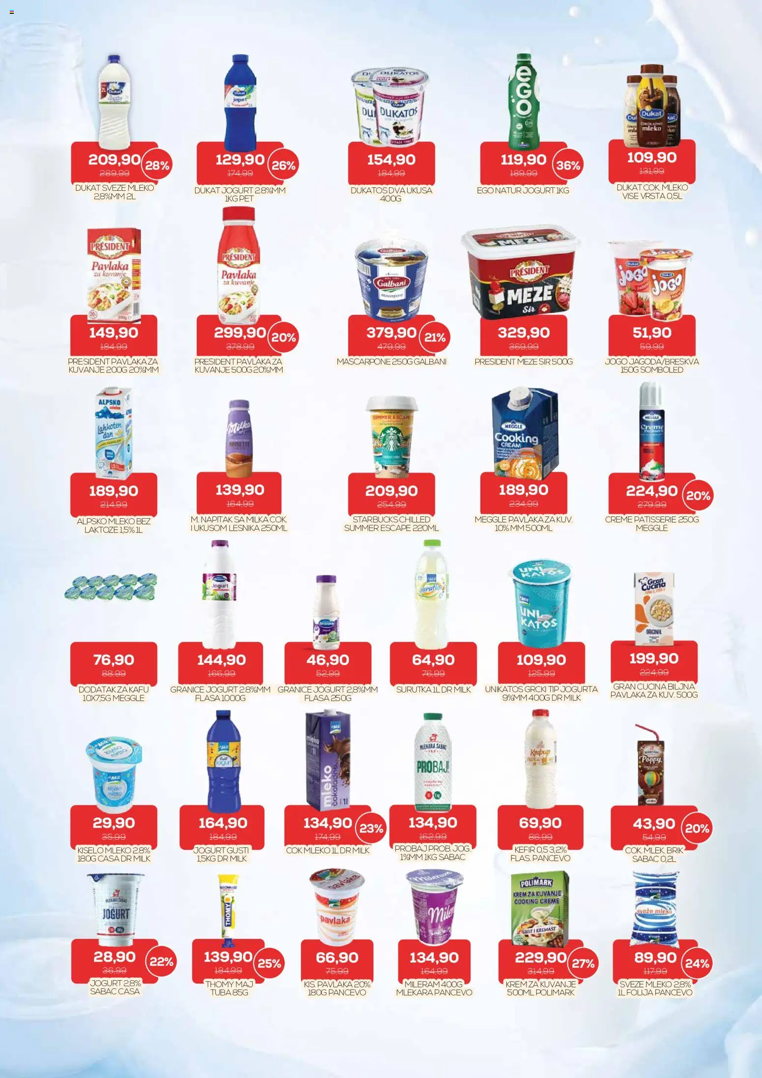 Medius katalog - važi od 08.09.2026 | Strana: 6 | Proizvode: Kefir, Dukatos, Mleko, Jogurt
