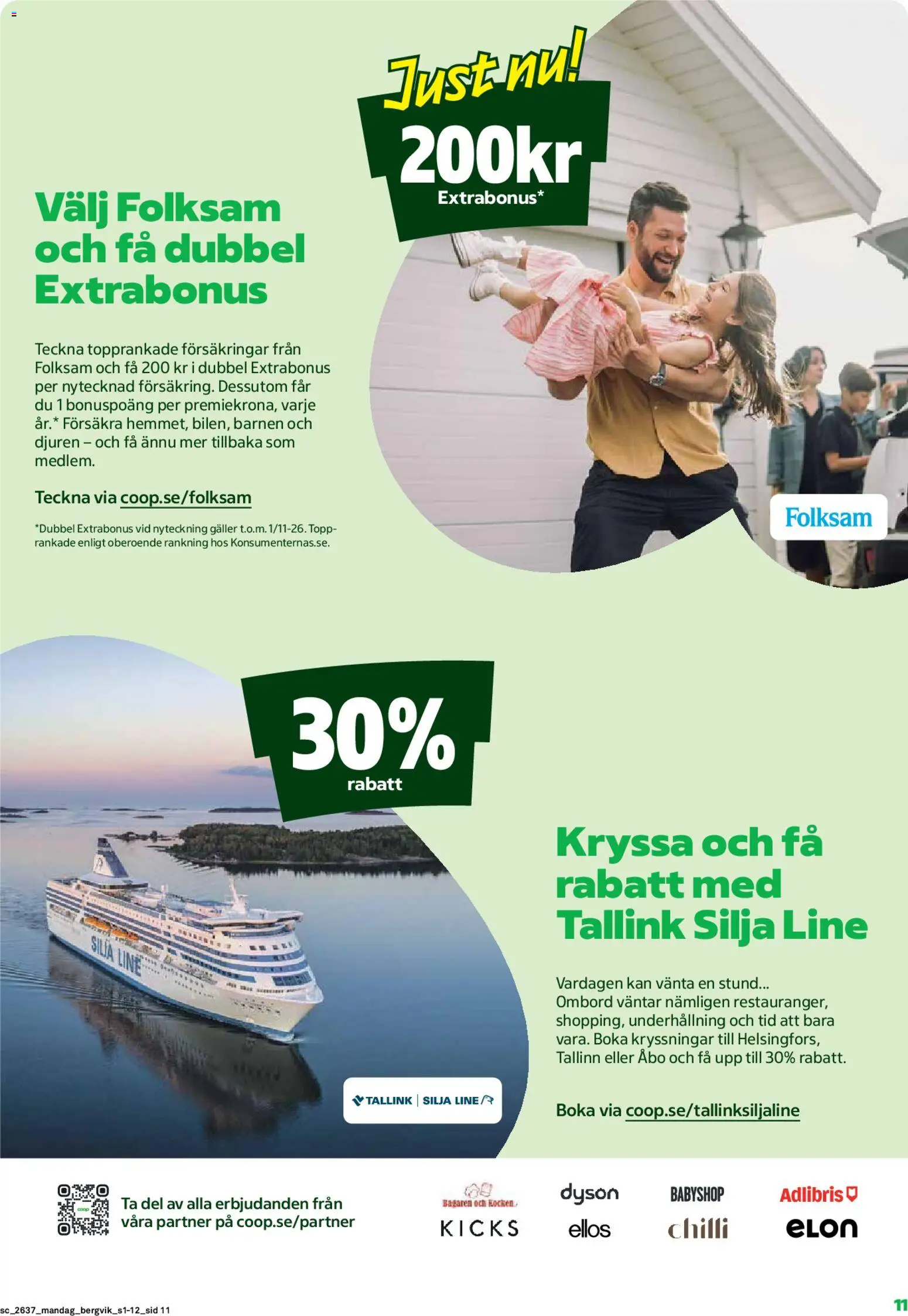 Stora Coop reklamblad aktuell från 07/09/2026 | Sida: 11 | Produkter: Galler, Vantar, Topp