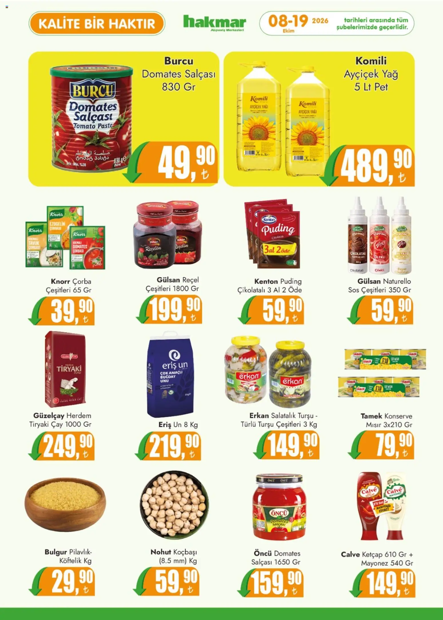 Hakmar Katalog - 08 Ekim 2026 tarihinden itibaren geçerlidir | Sayfa: 4