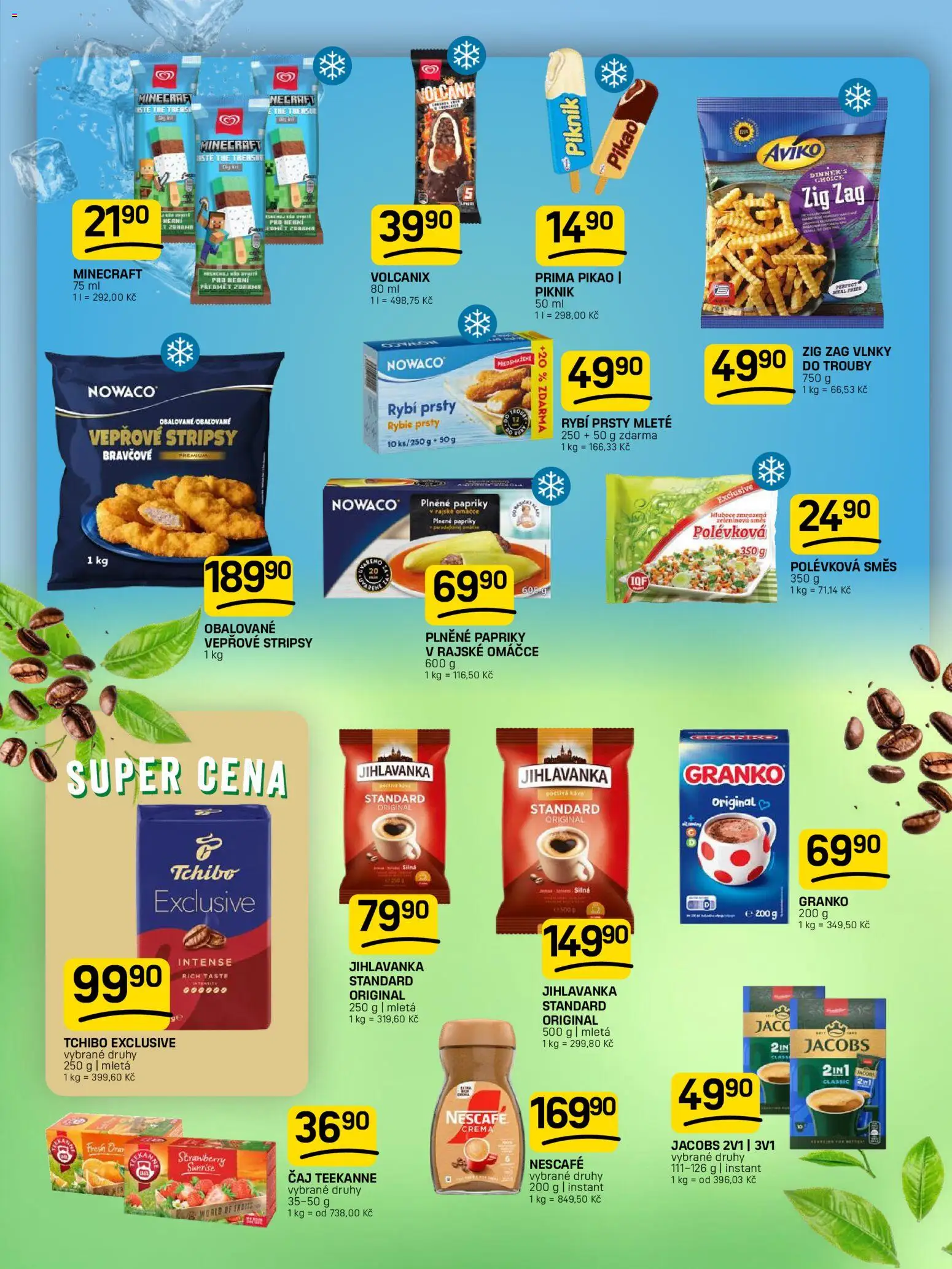 Flop leták od 29.07.2026 | Strana: 7 | Produkty: Káva, Čaj, Nescafé, Crema