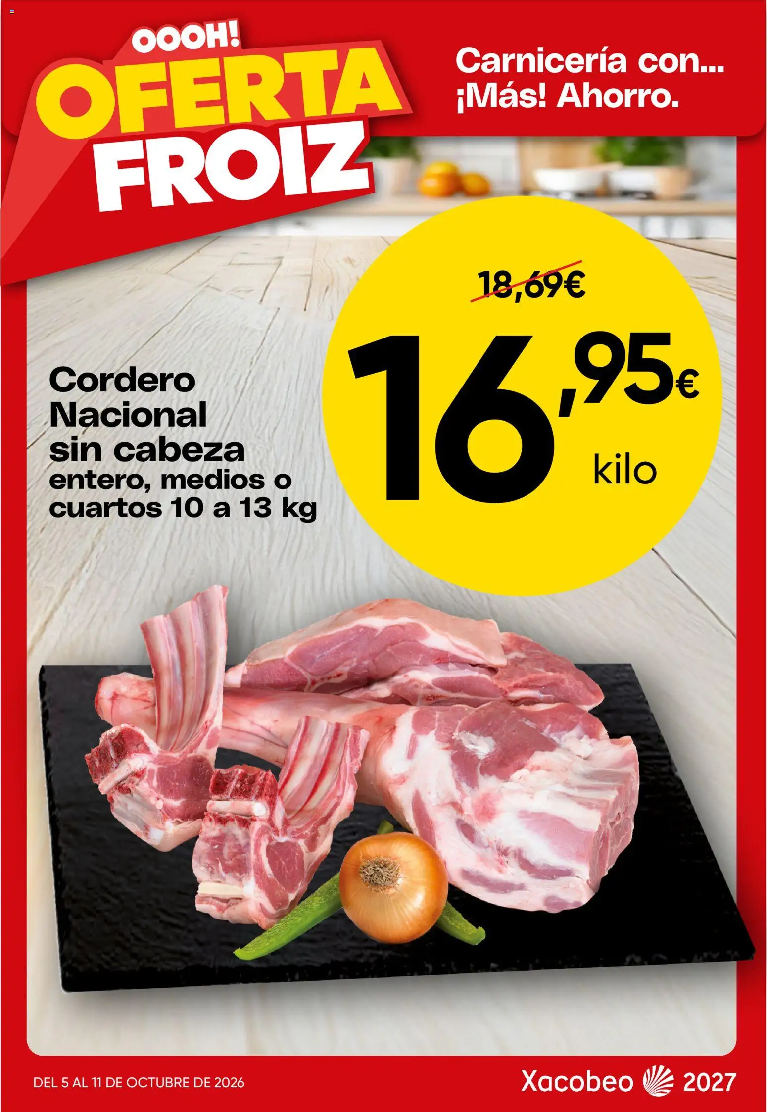 Froiz Oferta semanal │ válido desde el 05/10/2026 | Página: 4 | Productos: Cordero