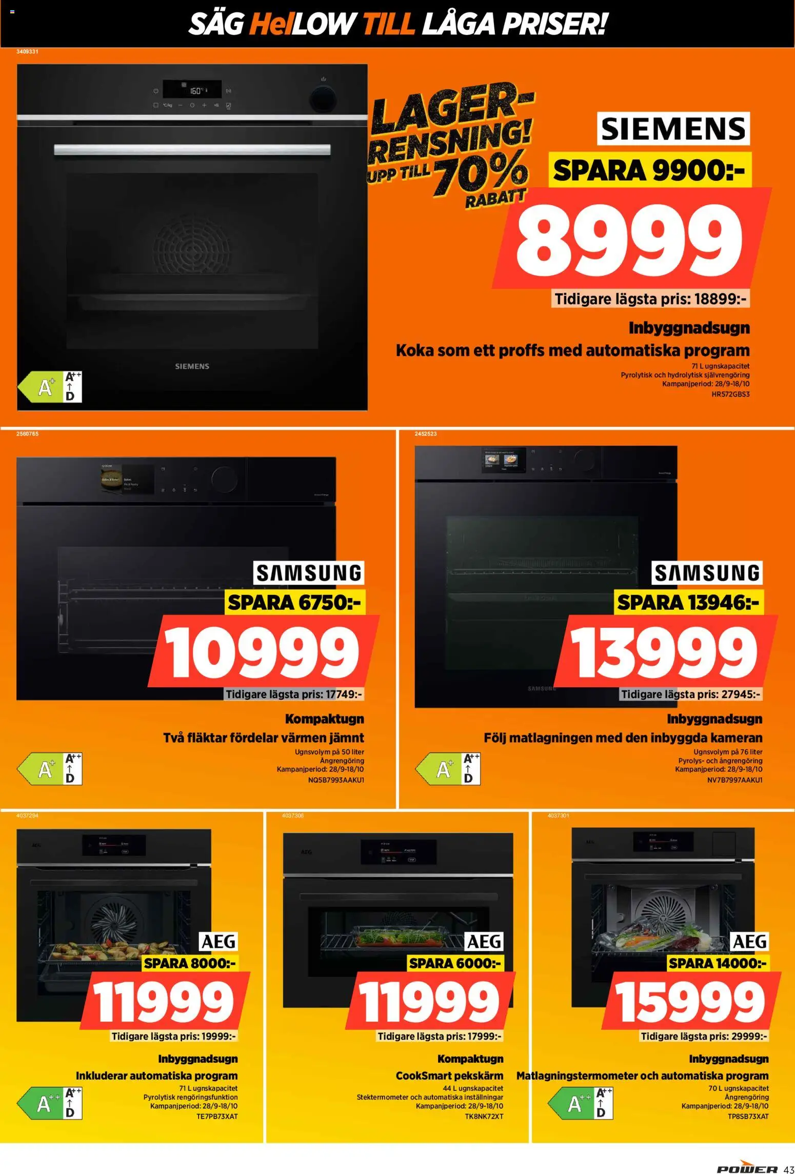 Power reklamblad aktuell från 28/09/2026 | Sida: 43 | Produkter: Såg