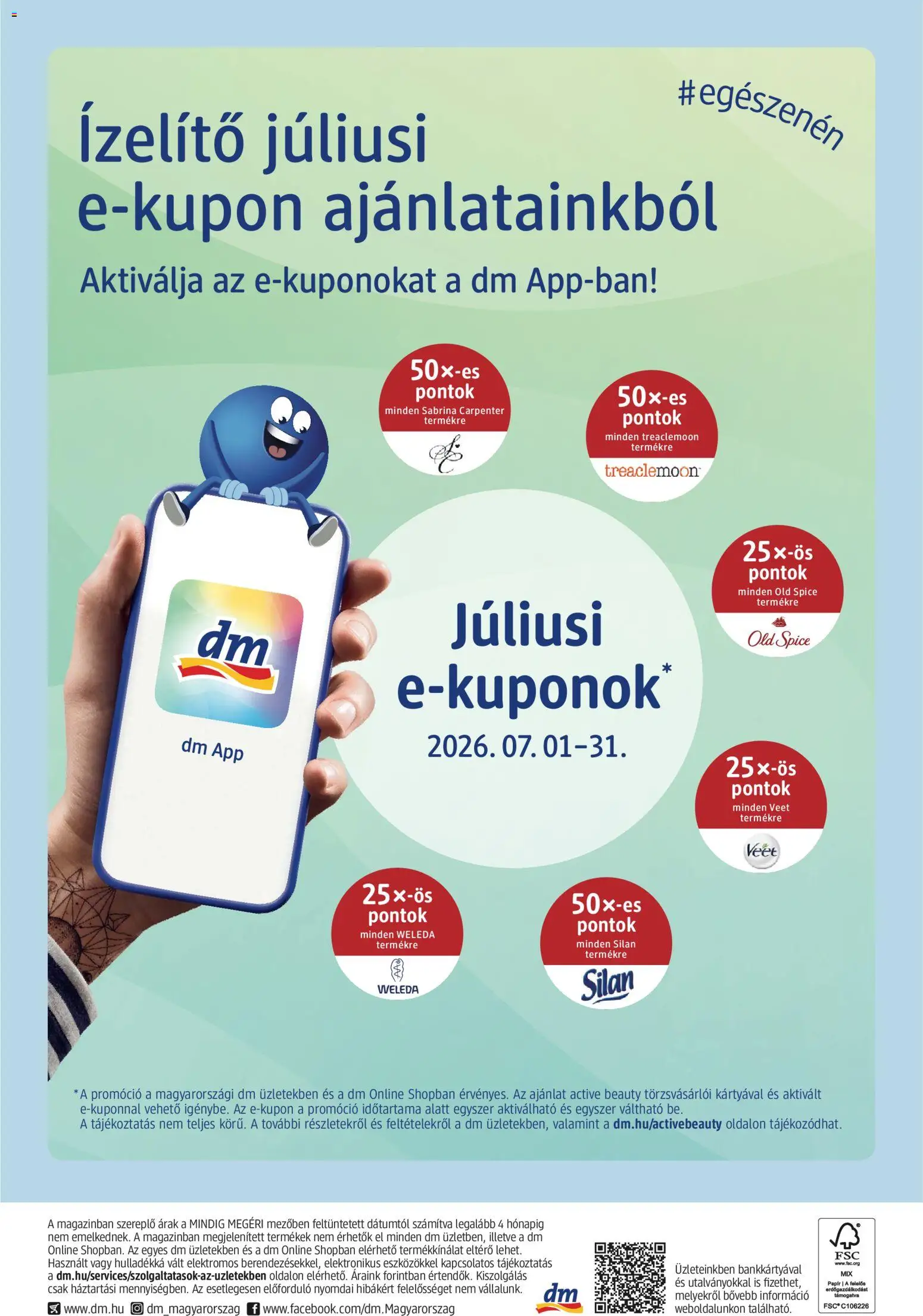 DM Drogerie Markt akciós ujság - amely érvényes a következő dátumtól: 2026.07.02. | Oldal: 24