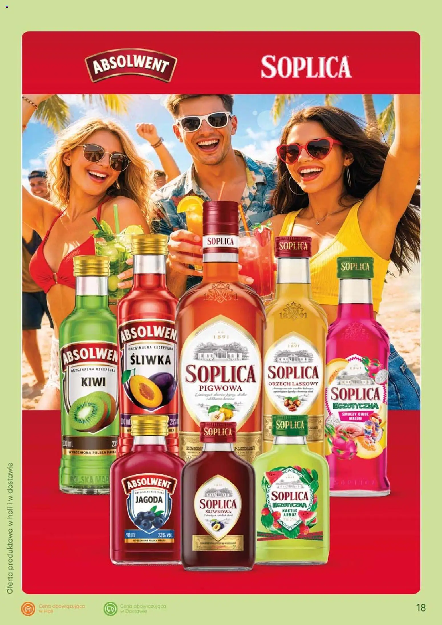 Eurocash gazetka - Katalog Alkoholowy od 01.06.2026 | Strona: 18 | Produkty: Arbuz, Melon, Smoczy owoc, Kiwi