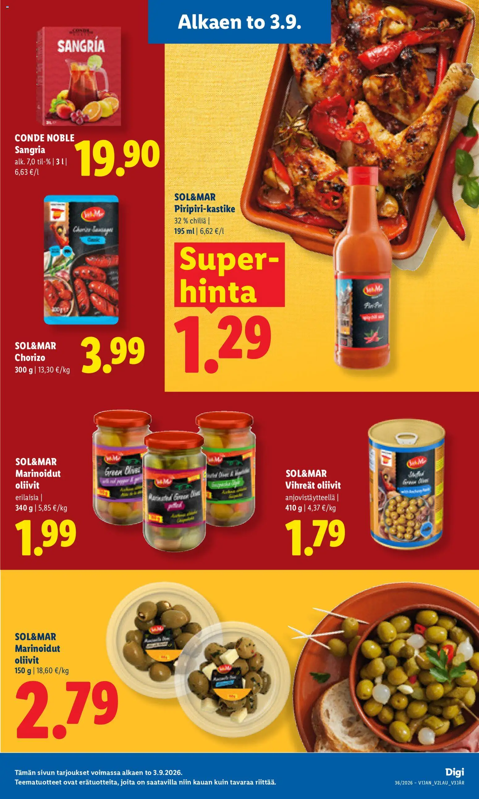 Lidl tarjoukset - Tampere – voimassa 03/09/2026 alkaen | Sivu: 12