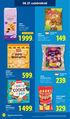 Lidl akciós újság - amely érvényes a következő dátumtól: 2026.08.27. | Oldal: 34