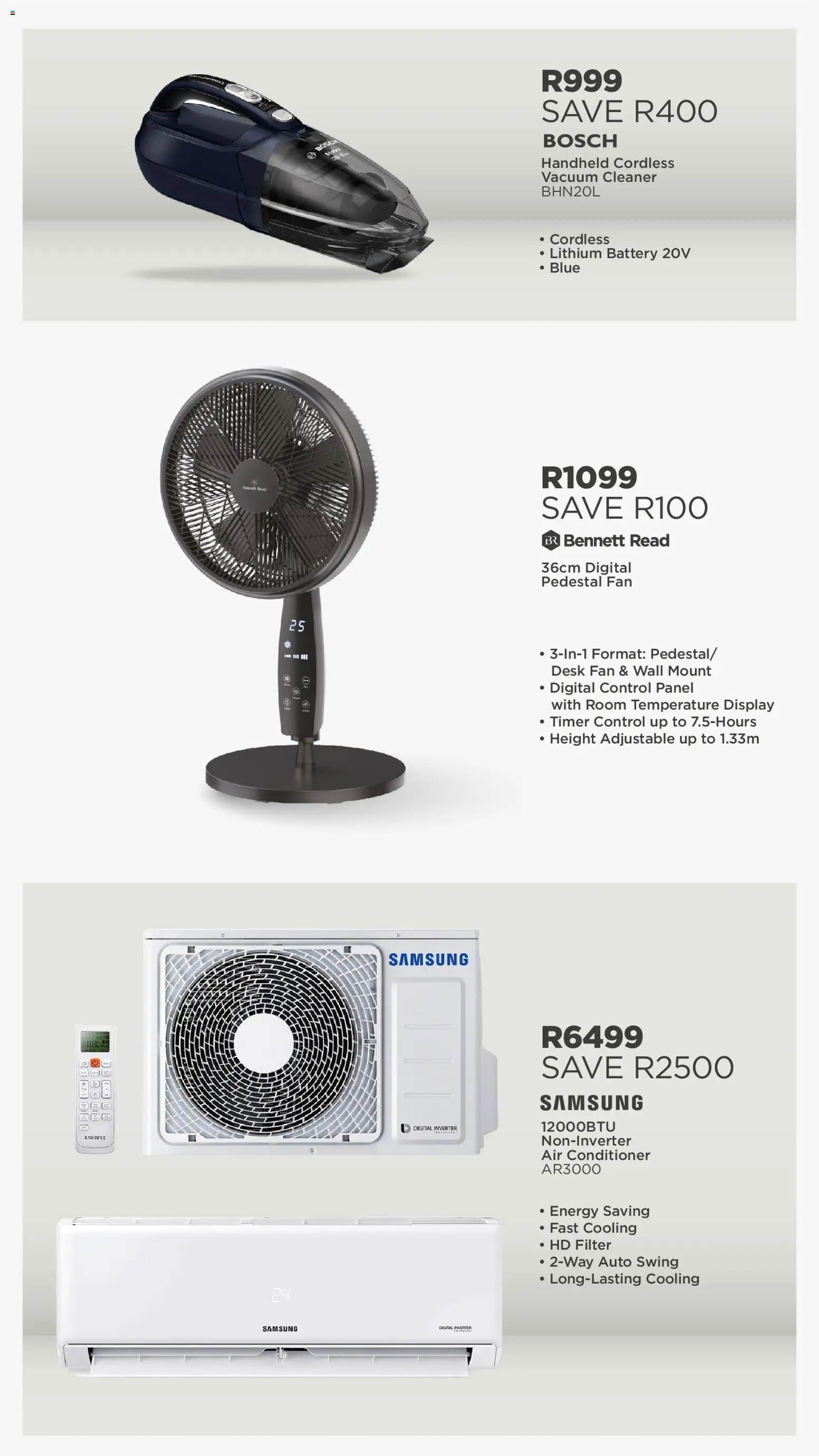 New House and Home catalogue – valid from 07/09/2026 | Page: 38 | Products: Air conditioner, Fan, Battery, Conditioner