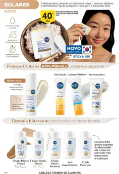 Pré-visualização NIVEA SUN 2in1 Primer UV Serum, Breathable UV Specialist, prolonga o acabamento da maquilhagem, 2X Hyaluron, Fragrance Free, SPF 50 válido de 19.05.2026 | Página: 4 | Produtos: Perfume, Primer, Sérum, Abóbora