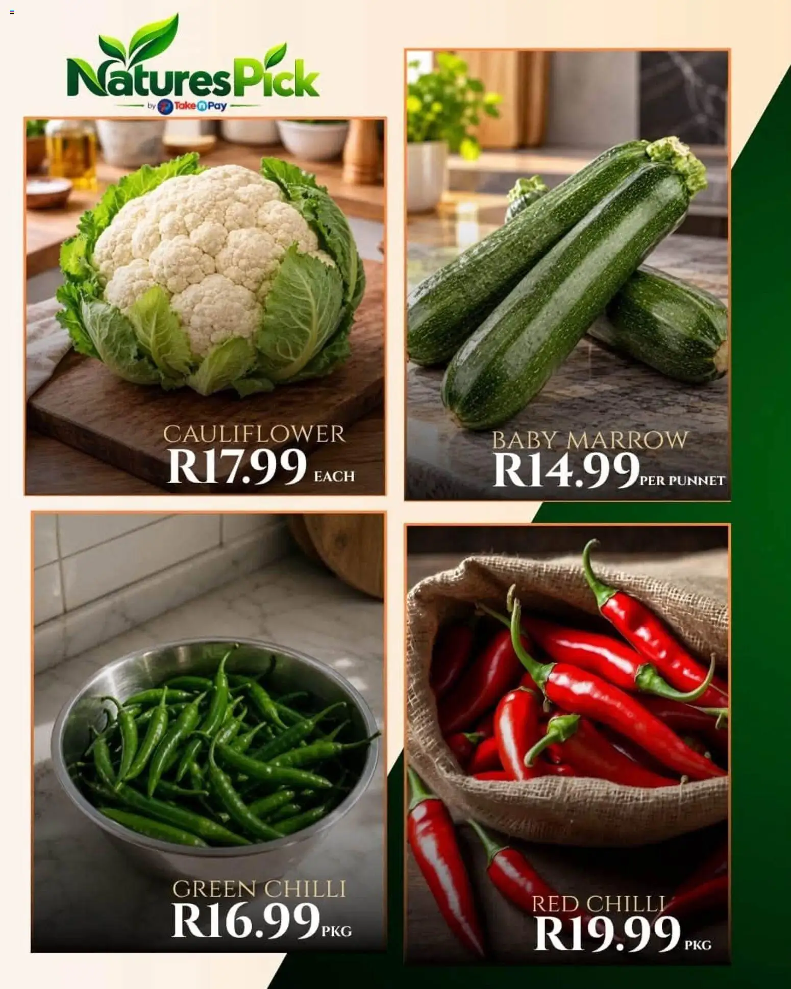 New Take n Pay catalogue – valid from 06/10/2026 | Page: 8 | Products: Cauliflower, Chilli