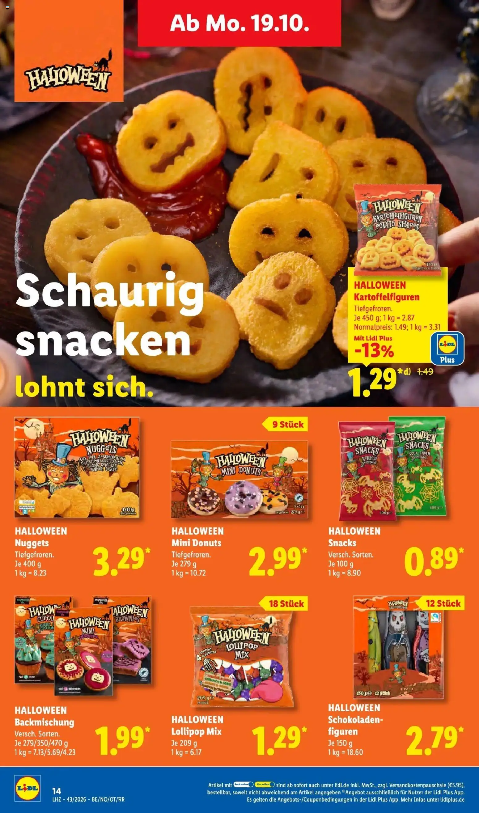 Lidl Prospekt Senftenberg (ab 19.10.2026) zum Blättern » Angebote | Seite: 24 | Produkte: Donuts