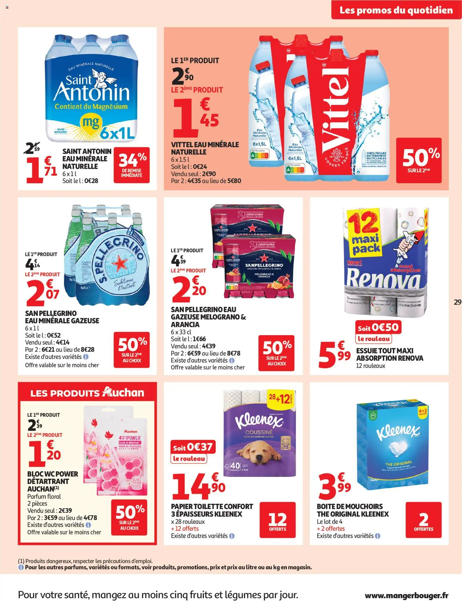 {H1} | Page: 31 | Produits: Papier toilette, Parfum, Eau minérale naturelle, Thé