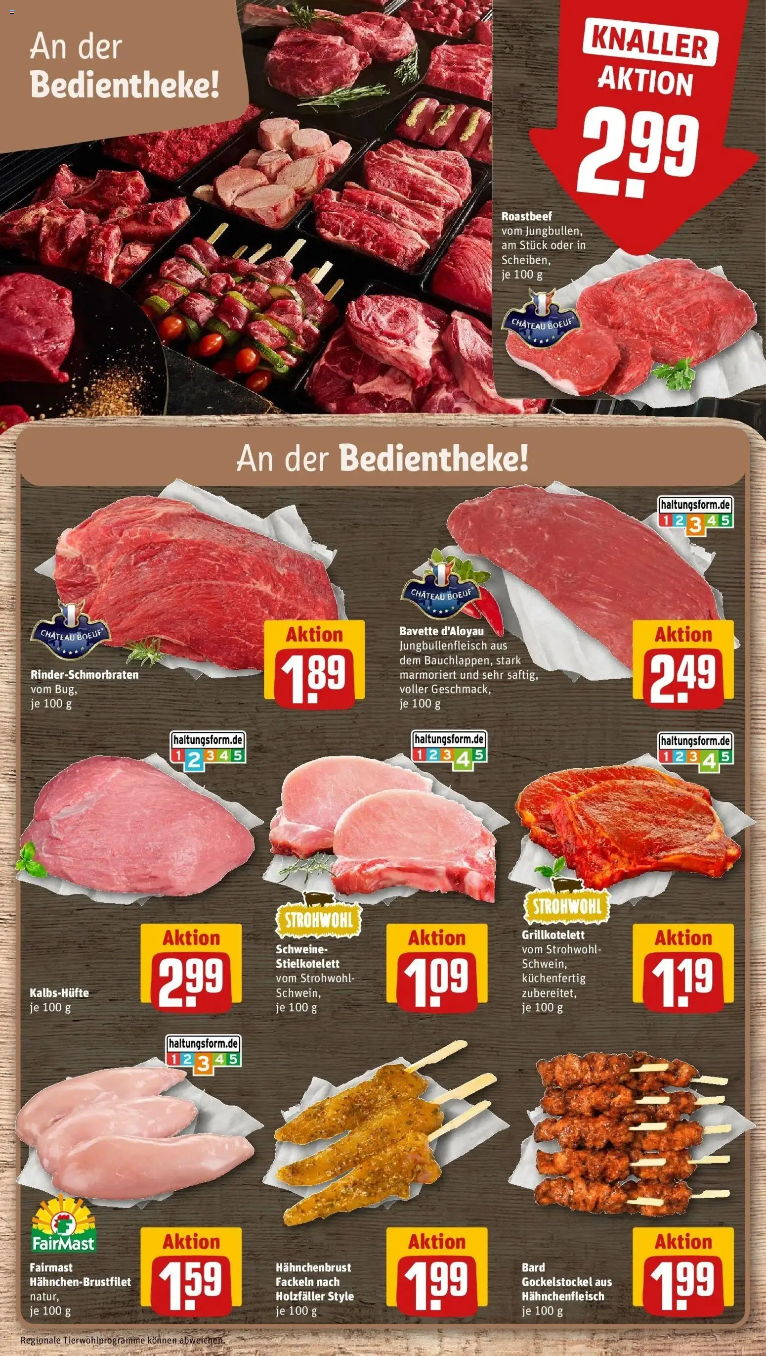 REWE Prospekt ab 24.08.2026 zum Blättern » Angebote | Seite: 8 | Produkte: Roastbeef, Hahnchenbrust