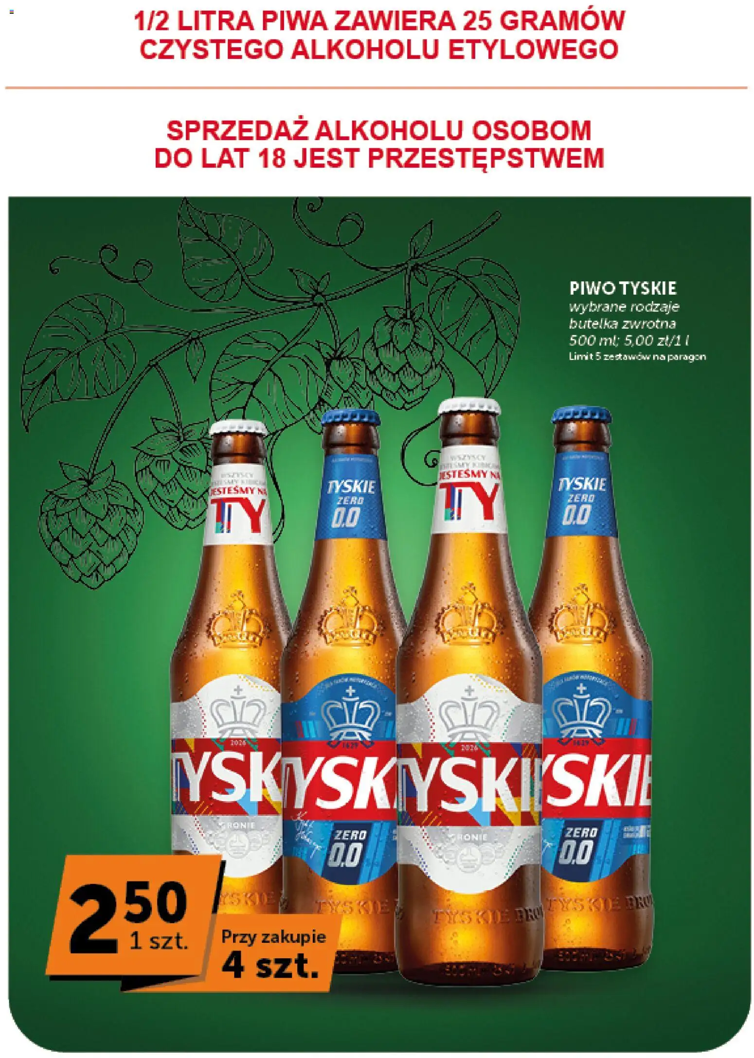Euro Sklep gazetka - Minimarket od 27.08.2026 | Strona: 4 | Produkty: Piwo tyskie, Tyskie, Piwo