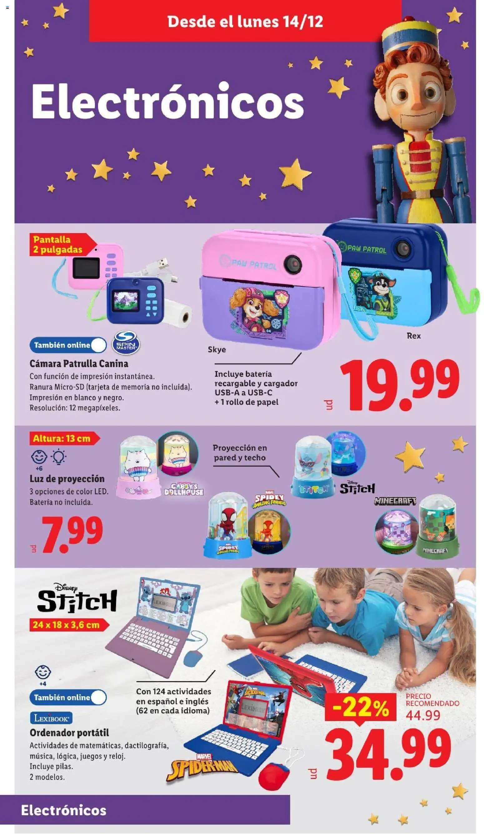 Lidl - Juguetes de colección │ válido desde el 21/10/2026 | Página: 30 | Productos: Portátil, Cámara, Tarjeta de memoria, Batería