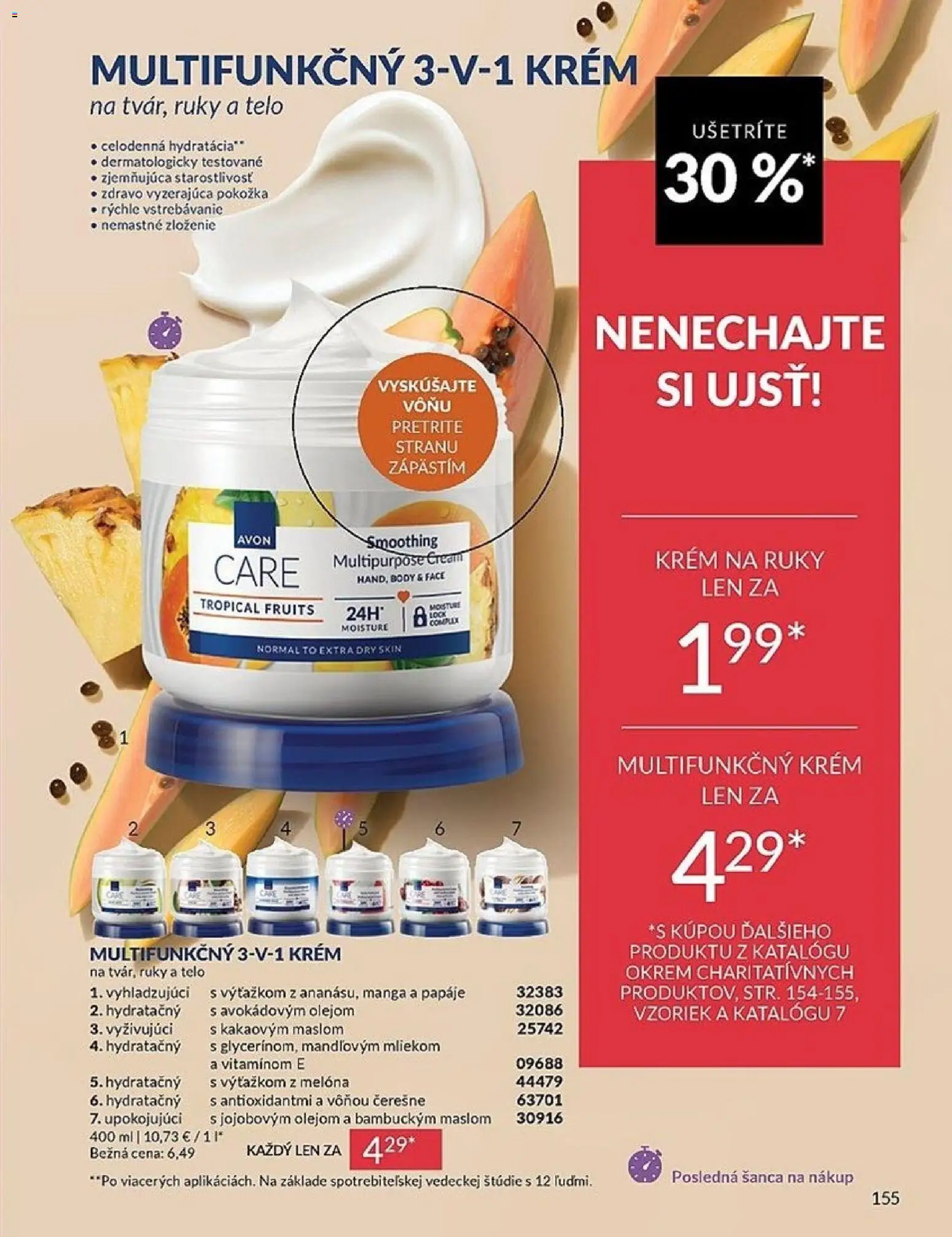 Nové Avon akcie – leták je platný od 01.06.2026 | Strana: 155