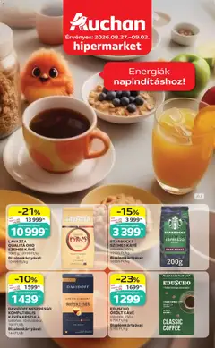 Auchan Reggeli ajánlatok - amely érvényes a következő dátumtól: 2026.08.27.