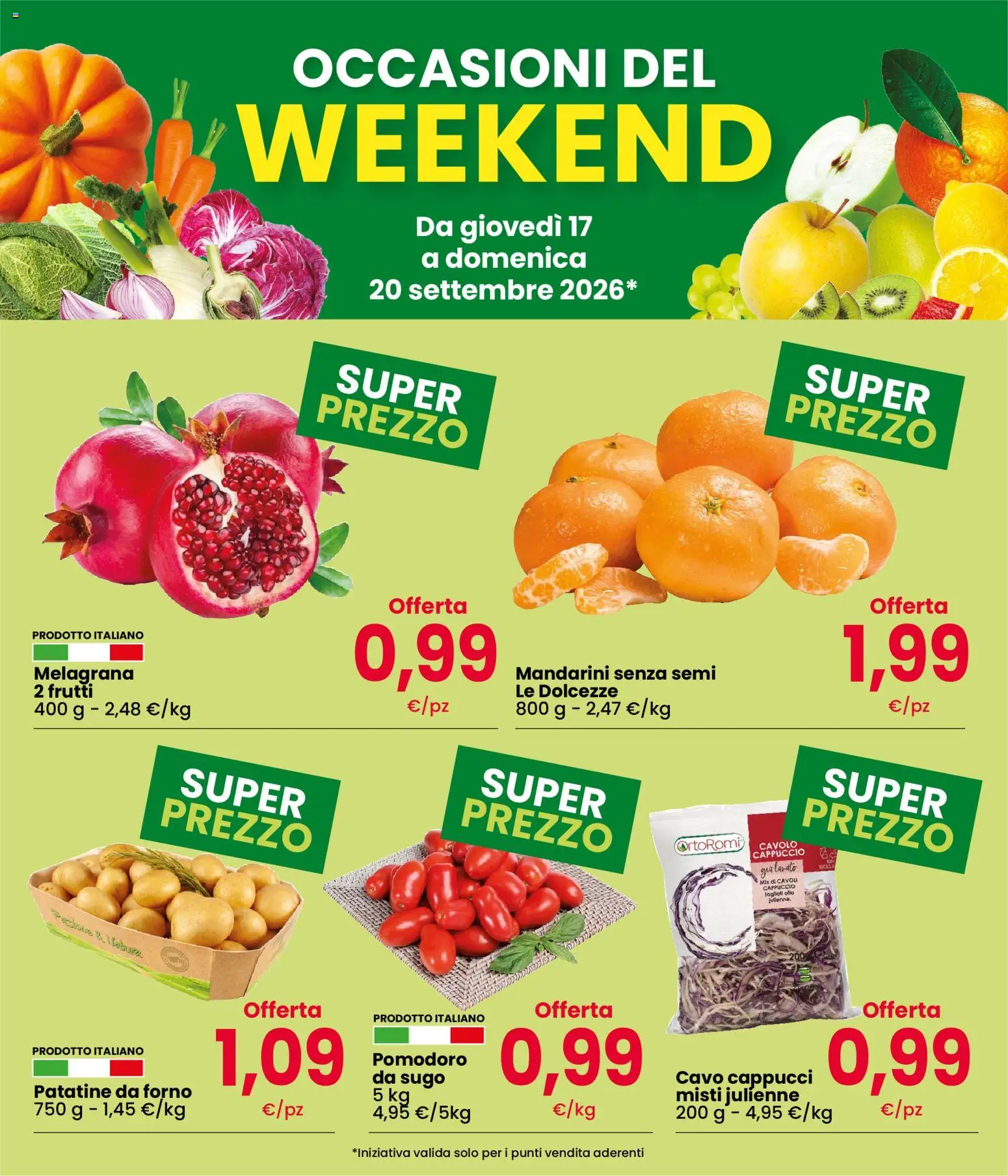 Volantino Despar del 17/09/2026 | Pagina: 2 | Prodotti: Olio, Cavolo, Forno, Cavolo cappuccio