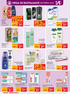 Spar katalog akcije – veljaven od 23.09.2026 | Stran: 30 | Izdelki: Mleko, Zobna scetka, Barva, Voda