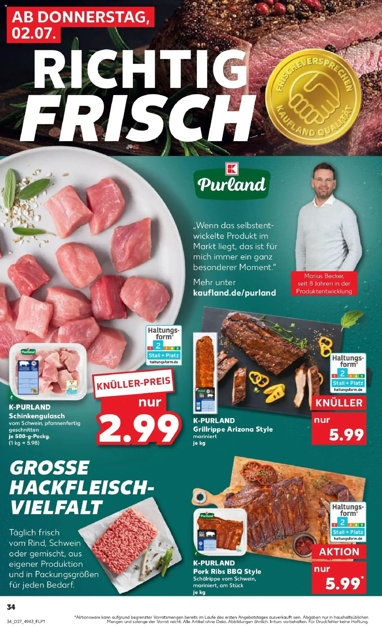 Kaufland Prospekt Viersen – gültig ab 29.06.2026 | Seite: 45 | Produkte: Hackfleisch